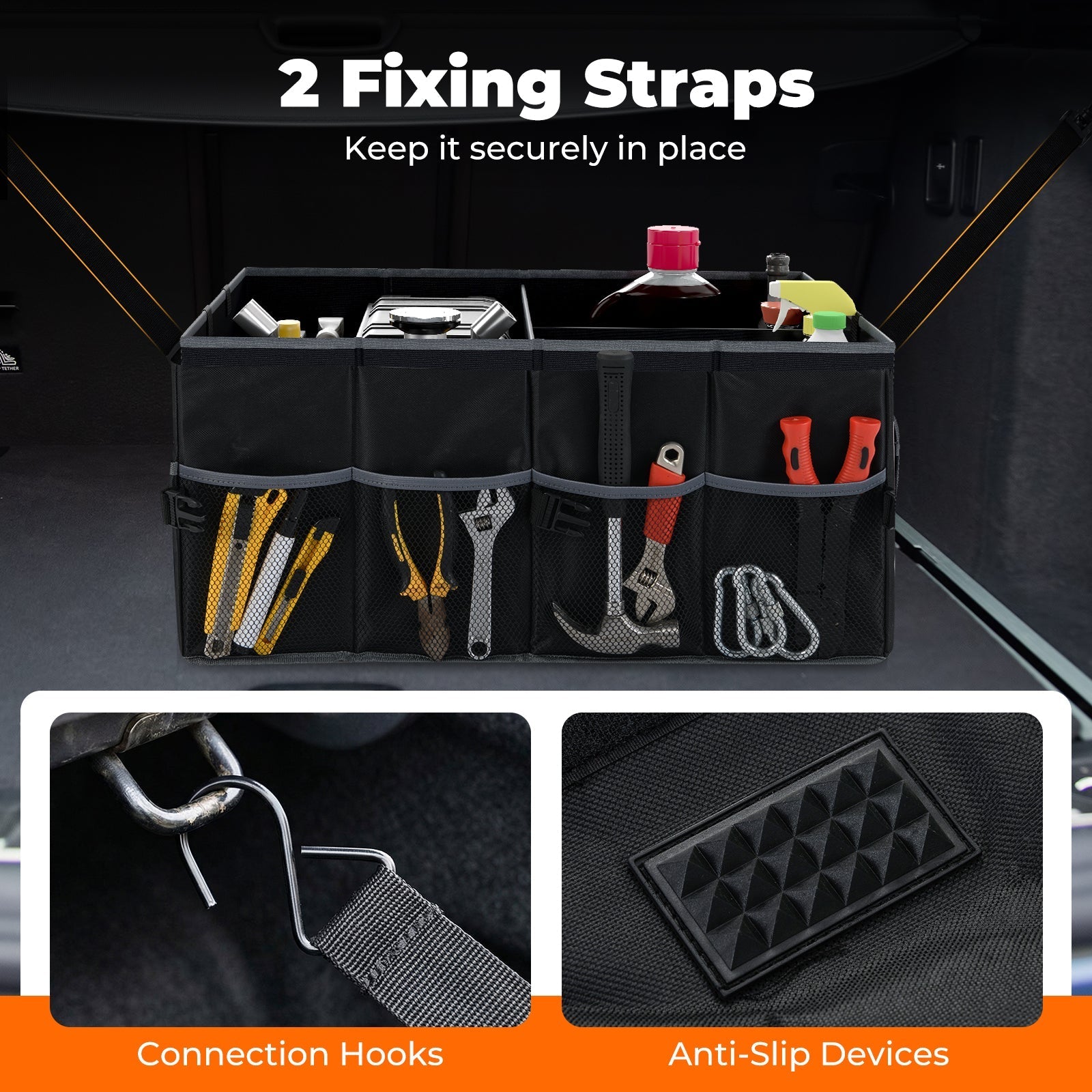 13-Gallon Collapsible Trunk Organizer