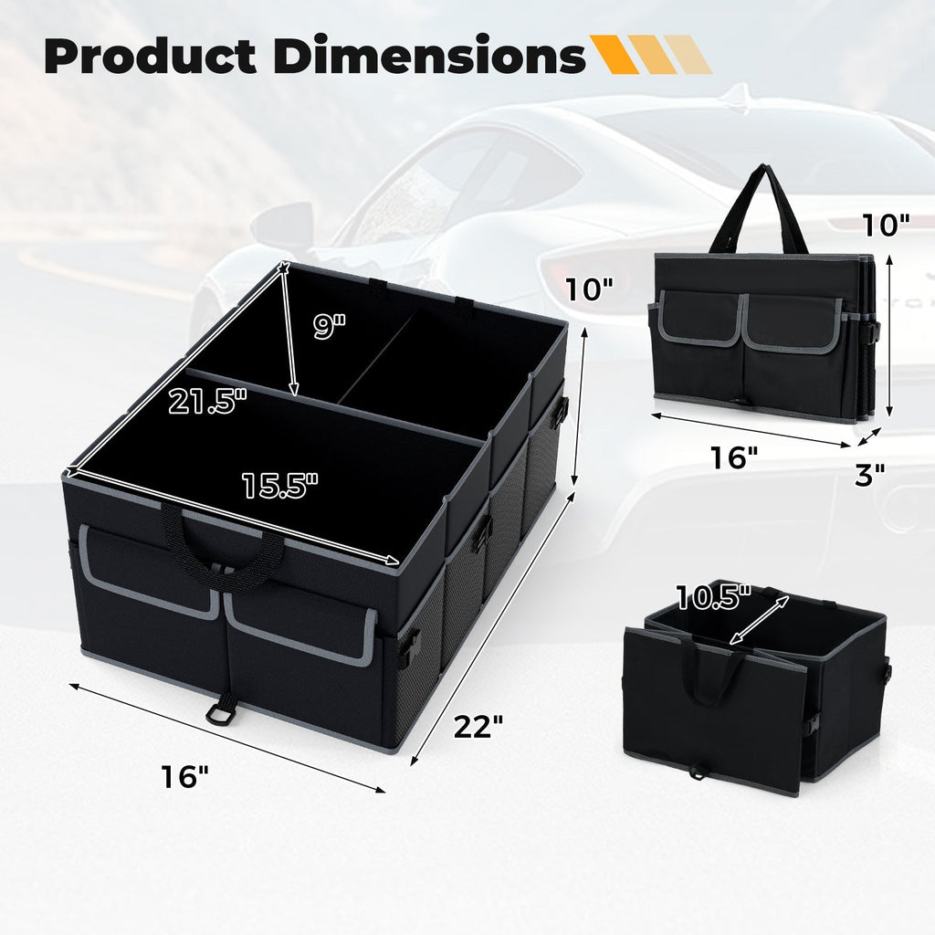 13-Gallon Collapsible Trunk Organizer