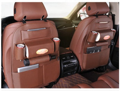 Premium PU Leather Seat-Back Organizer