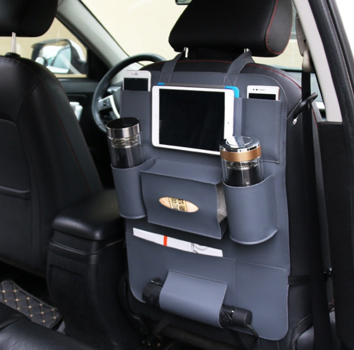 Premium PU Leather Seat-Back Organizer