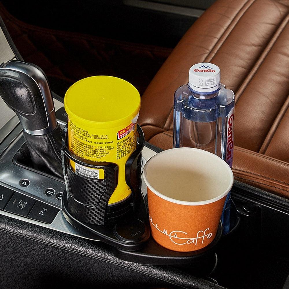 2-in-1 Rotating Car Cup Holder Extender
