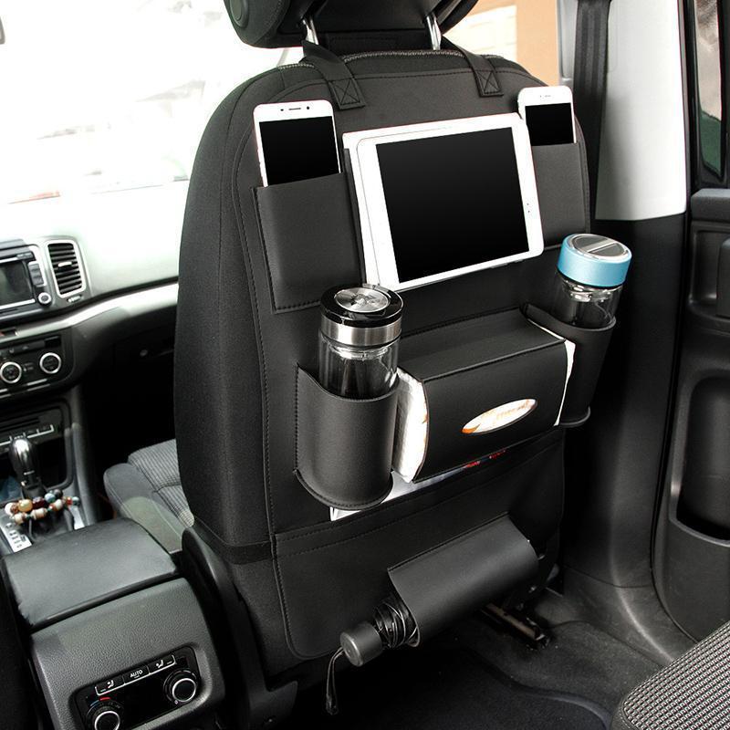 Premium PU Leather Seat-Back Organizer