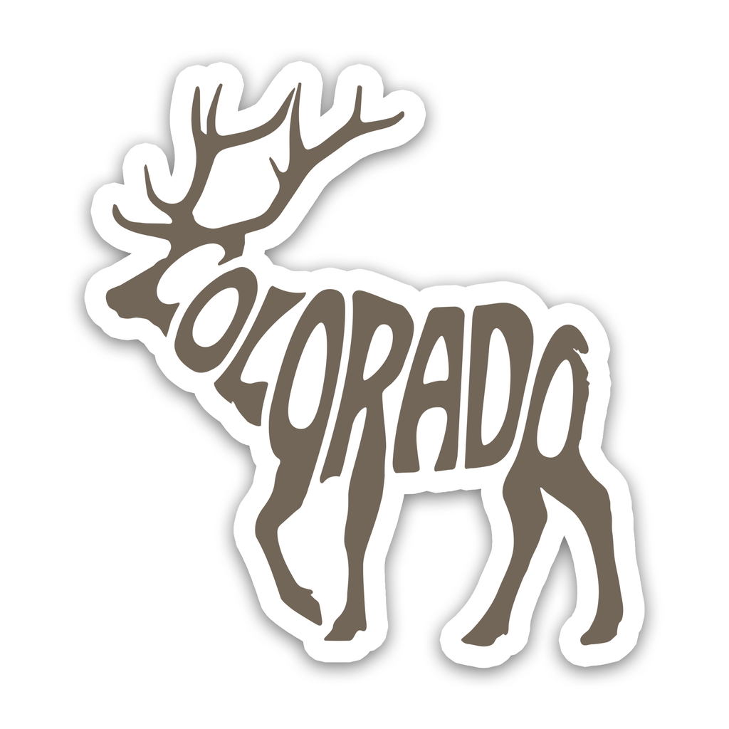Regional Symbols – Colorado Elk Sticker
