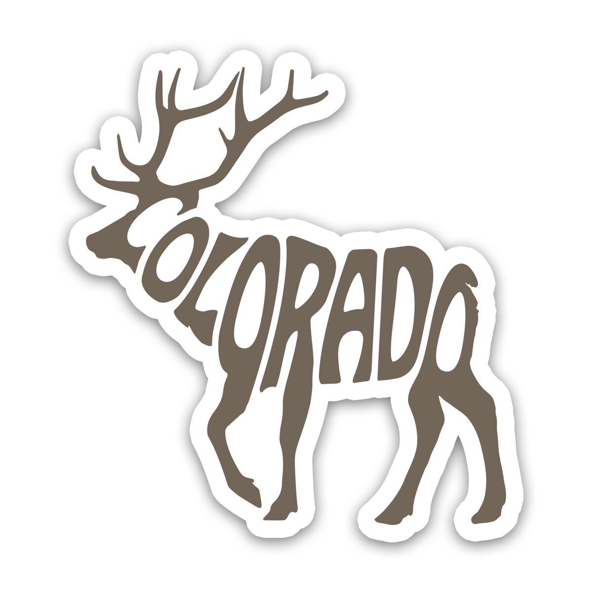 Regional Symbols – Colorado Elk Sticker