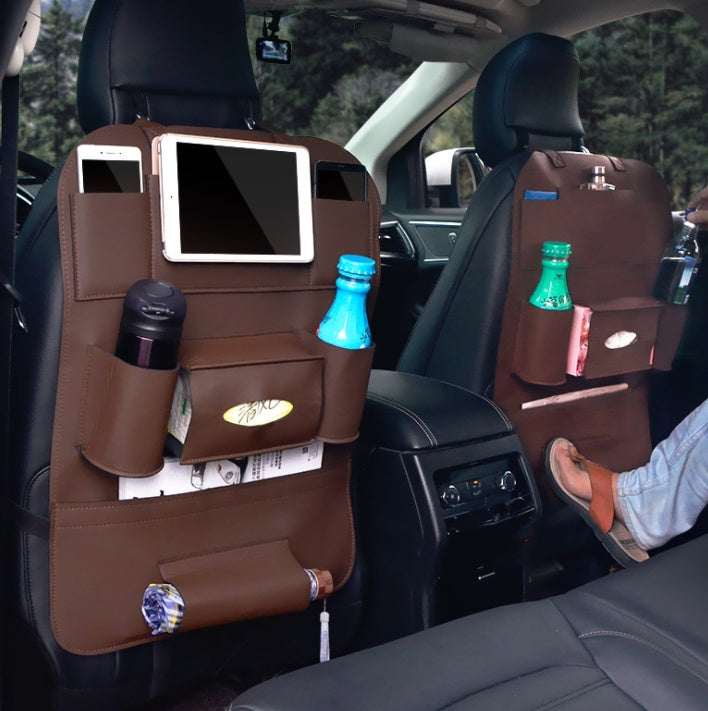 Premium PU Leather Seat-Back Organizer