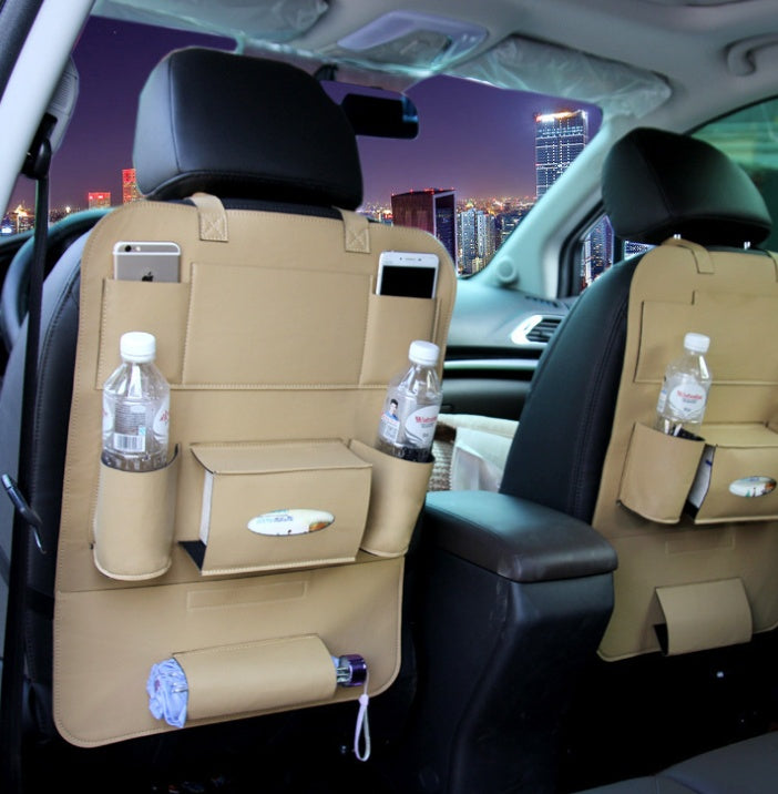 Premium PU Leather Seat-Back Organizer