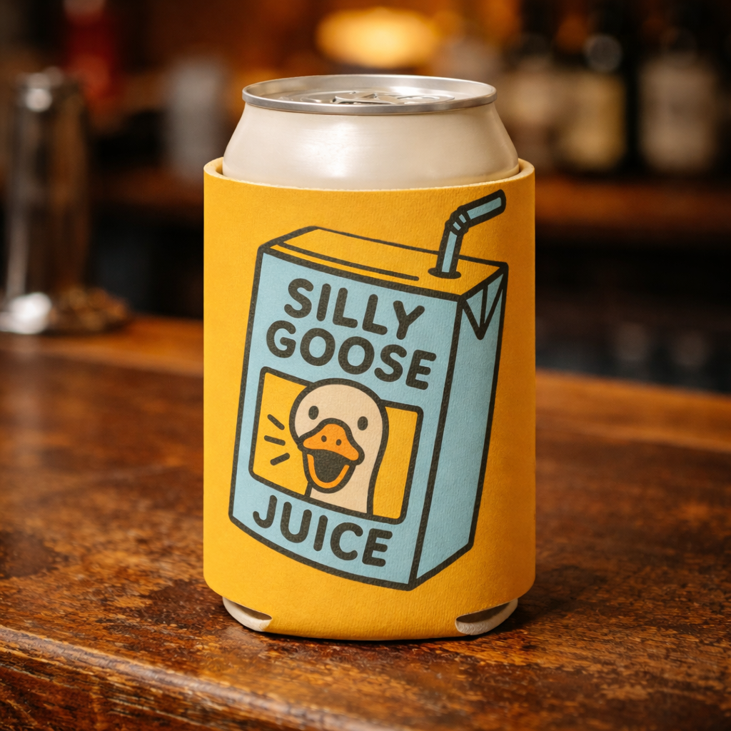 Silly Goose Juice Can Cooler