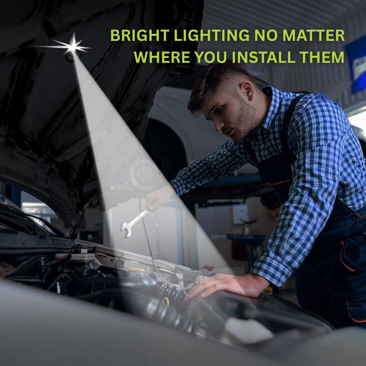 BUTTON LAMP™ Adhesive LED Utility Lights