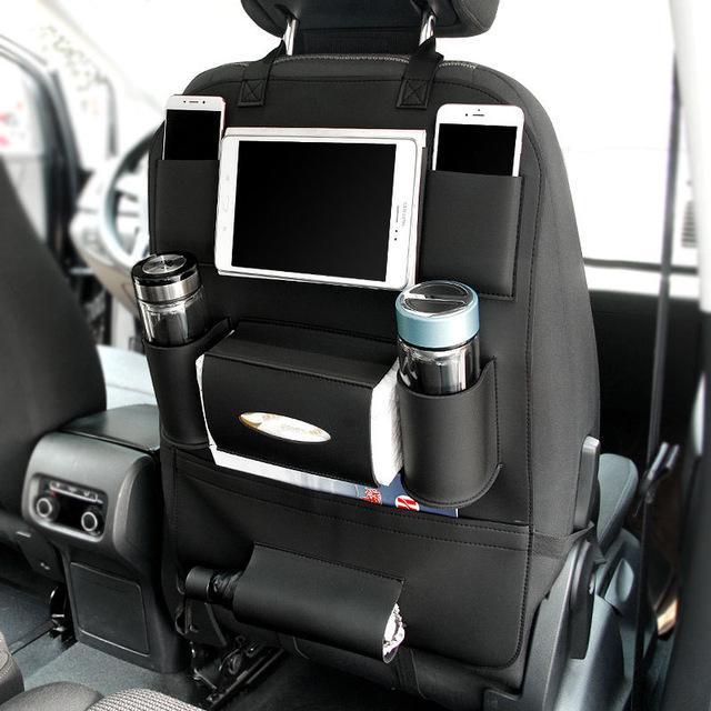 Premium PU Leather Seat-Back Organizer
