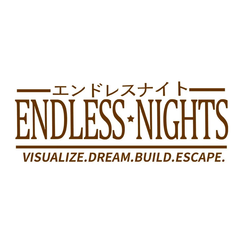 Endless Nights Japanese Vinyl Sticker | JDM Drift Stance Anime Decal for Car Window Bumper