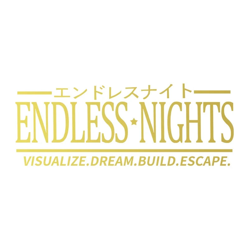 Endless Nights Japanese Vinyl Sticker | JDM Drift Stance Anime Decal for Car Window Bumper