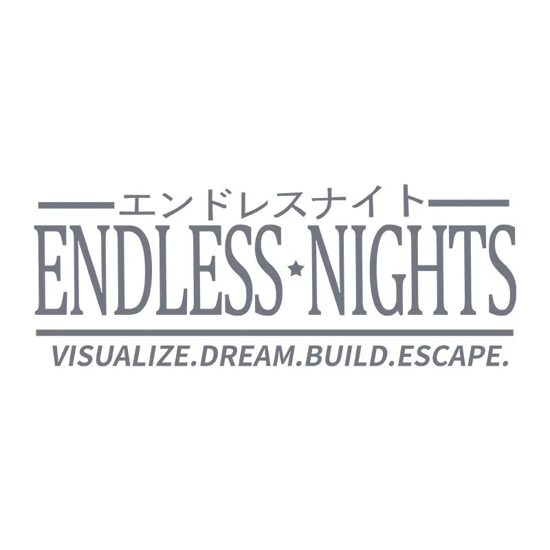 Endless Nights Japanese Vinyl Sticker | JDM Drift Stance Anime Decal for Car Window Bumper