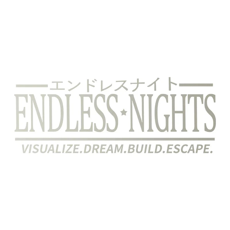 Endless Nights Japanese Vinyl Sticker | JDM Drift Stance Anime Decal for Car Window Bumper
