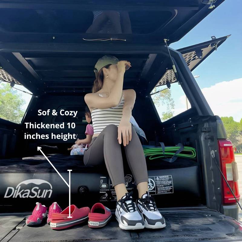 DikaSun 5.5-5.8ft Full Size Auto Inflate Truck Bed Air Mattress