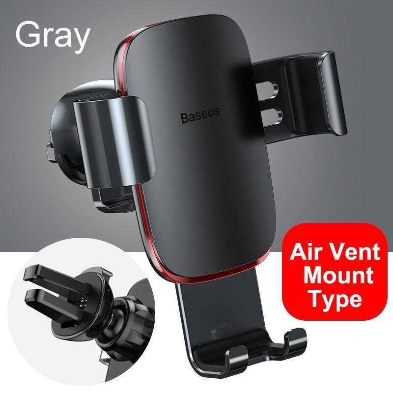360° Gravity Car Phone Mount – Air Vent & CD Slot