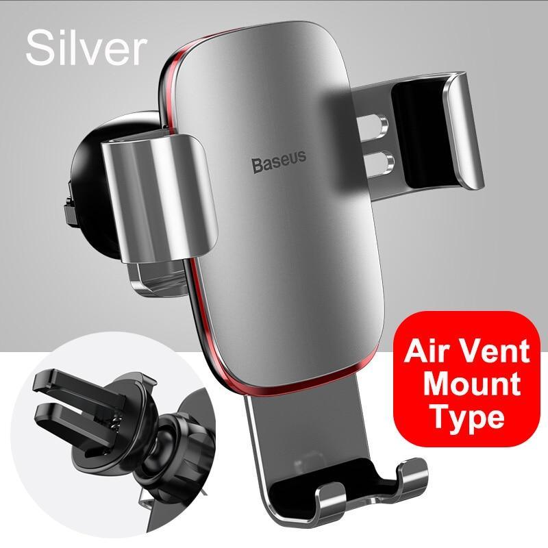 360° Gravity Car Phone Mount – Air Vent & CD Slot