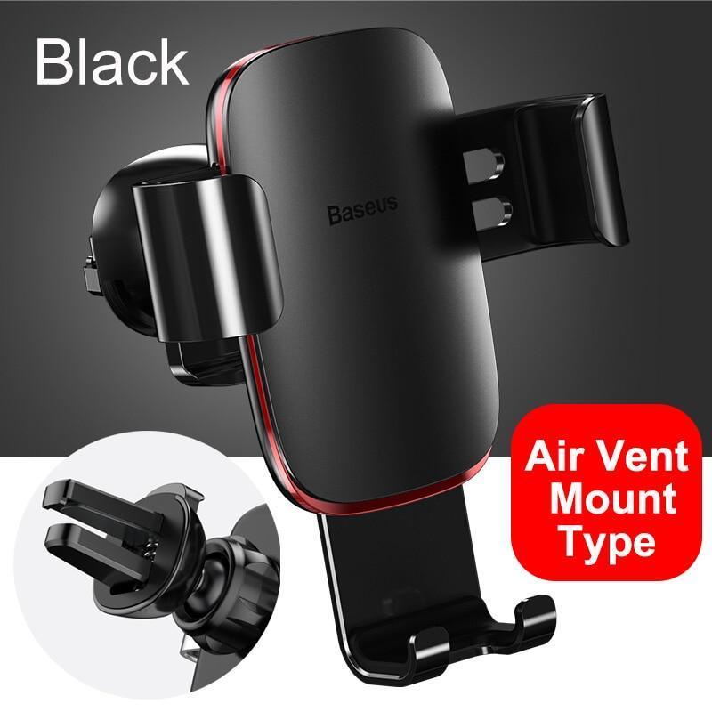 360° Gravity Car Phone Mount – Air Vent & CD Slot