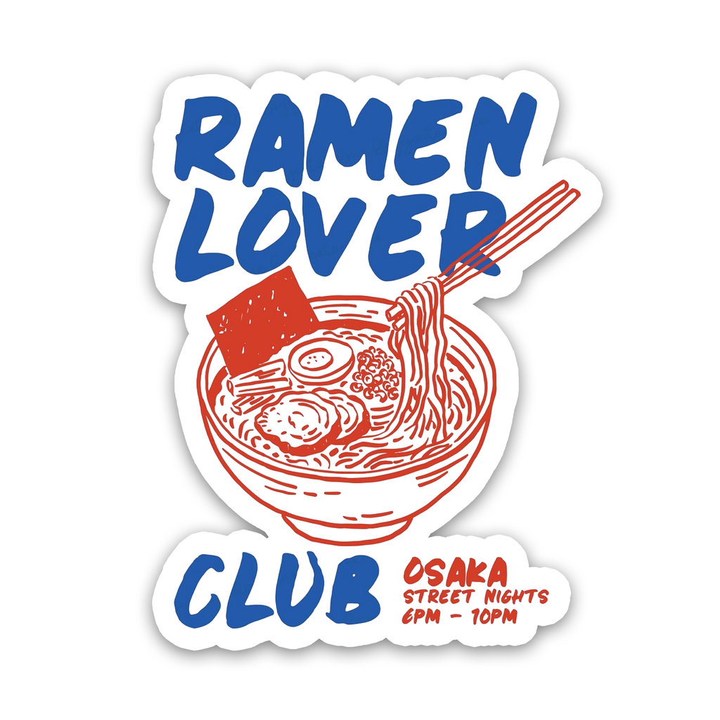 Food Sticker – Ramen Lover Club Japanese Noodle Sticker