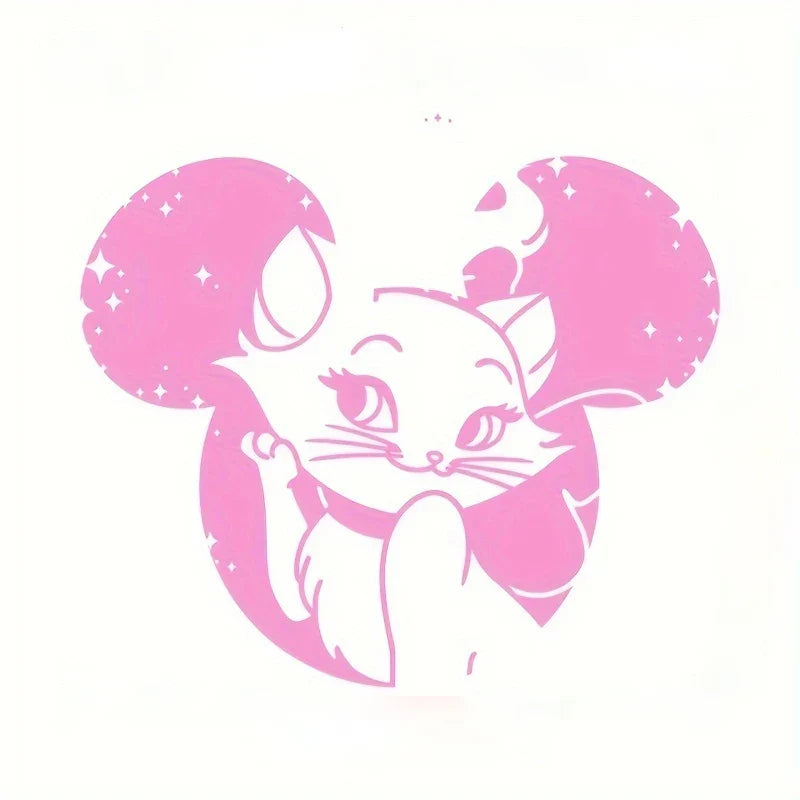 Aristocats Marie Cat Vinyl Stickers | Car Window, Bumper, Laptop Decals