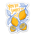 Food Sticker – You’re Simply the Zest Lemon Fruit Sticker