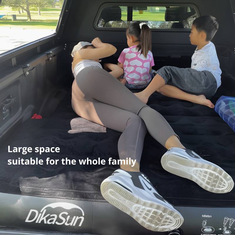 DikaSun 6.0-6.5 FT Full Size Pickup Truck Bed Air Mattress,Black