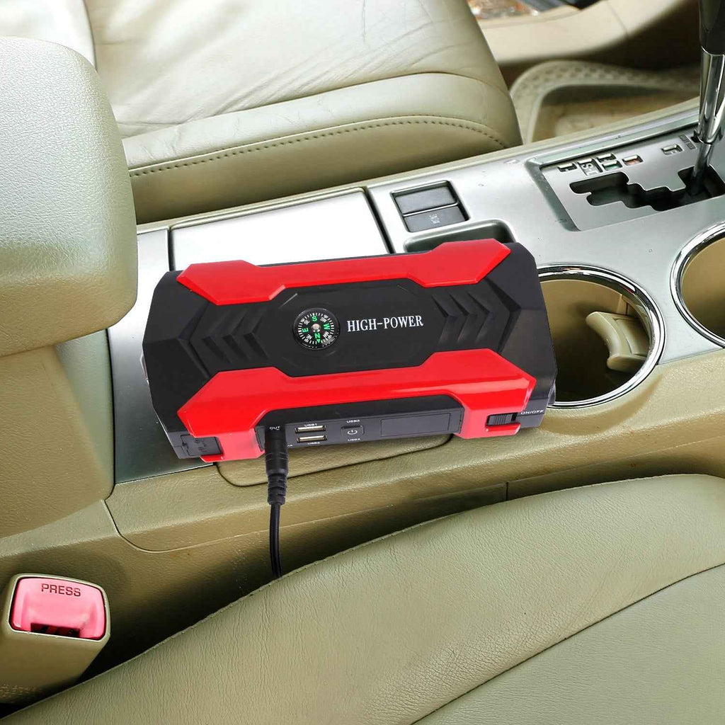 Car Jump Starter 800A 28000mAh with LCD & LED Light