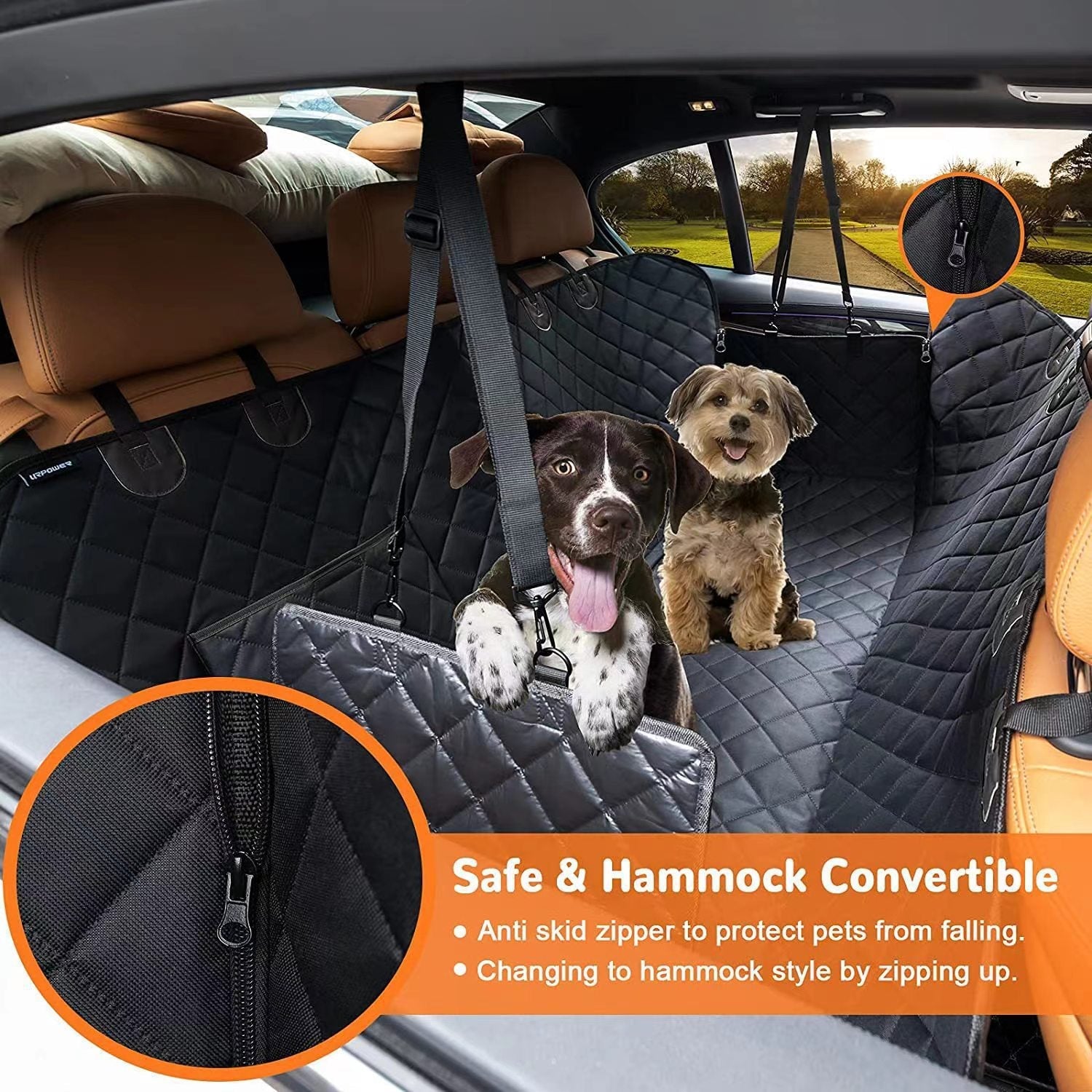 Water-Resistant Rear-Seat Pet Protector