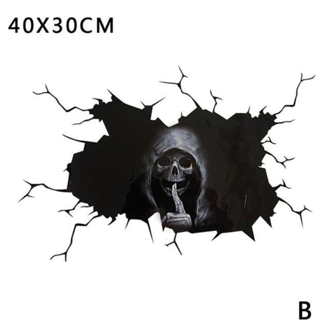 Funny Dog Head Window Sticker
