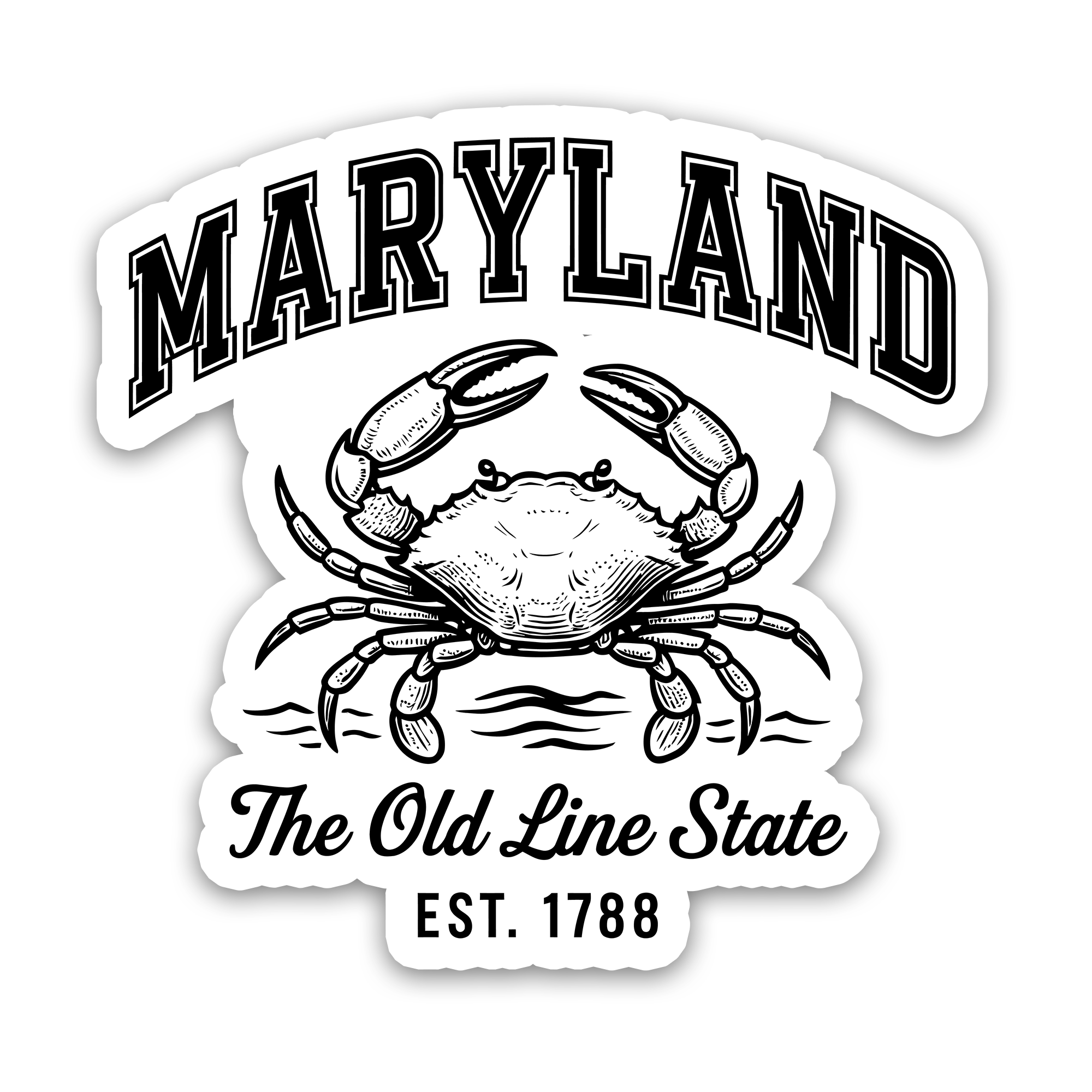 Regional Symbols – Maryland Sticker - The Old Line State