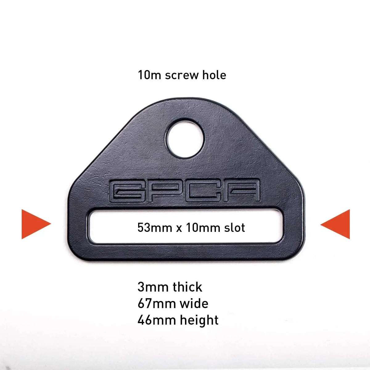 GPCA Tie-Down D-Plate Cargo Anchors